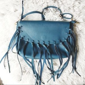 Pink Haley fringe bag